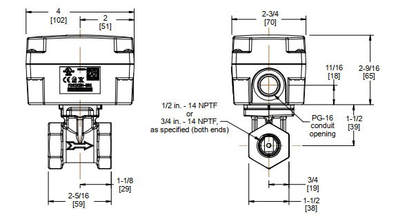 فلوسوئیچ آب پن جانسون کنترل مدل F261KAH-V01C-2