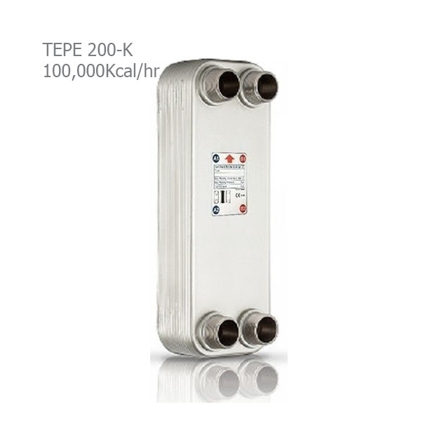 مبدل حرارتی صفحه ای کائوری سری K مدل TEP-200-1