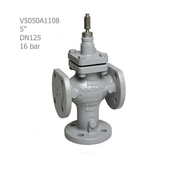 شیر موتوری هانیول سه راهه فلنجی "5 مدل V5050A1108-2