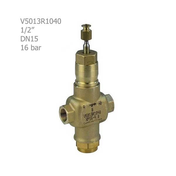 شیر موتوری هانیول سه راهه برنجی "1/2-3