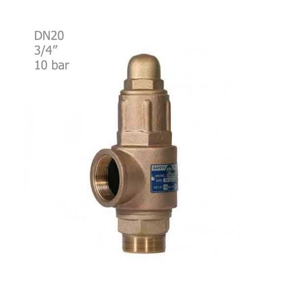 شیر اطمینان هایسک برنجی ساده 10 بار "3/4-2