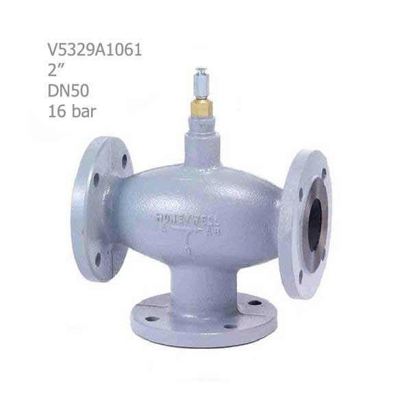 شیر موتوری هانیول سه راهه فلنجی"2-4