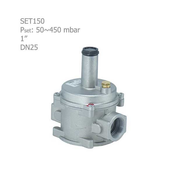 شیراطمینان گازی ستاک دنده ای "1 مدل SET150-2