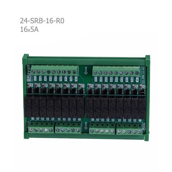 رله برد تک کنتاکت 5A رایان  مدل   24SRB-16-R0-4