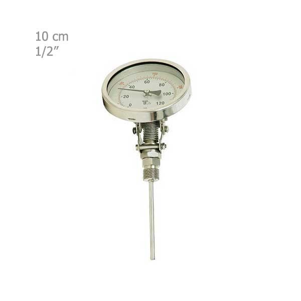 ترمومتر تی جی TG تمام استیل صفحه 10 سانت TB320-1