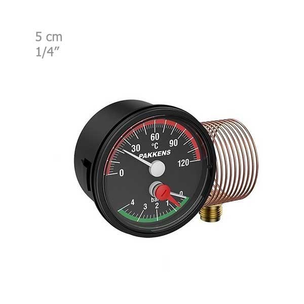 ترمومتر مانومتر پکنز صفحه 5 سانت پکیجی-1