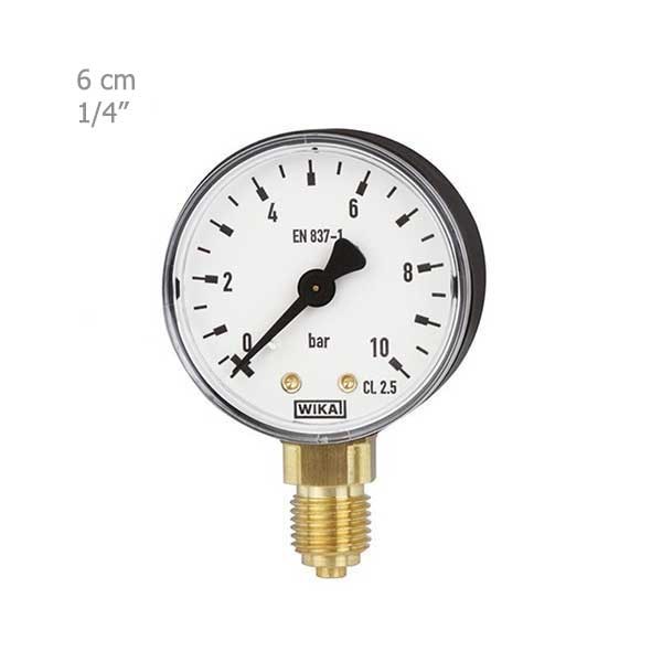 مانومتر ویکا عمودی خشک صفحه6سانت مدل111.10-1