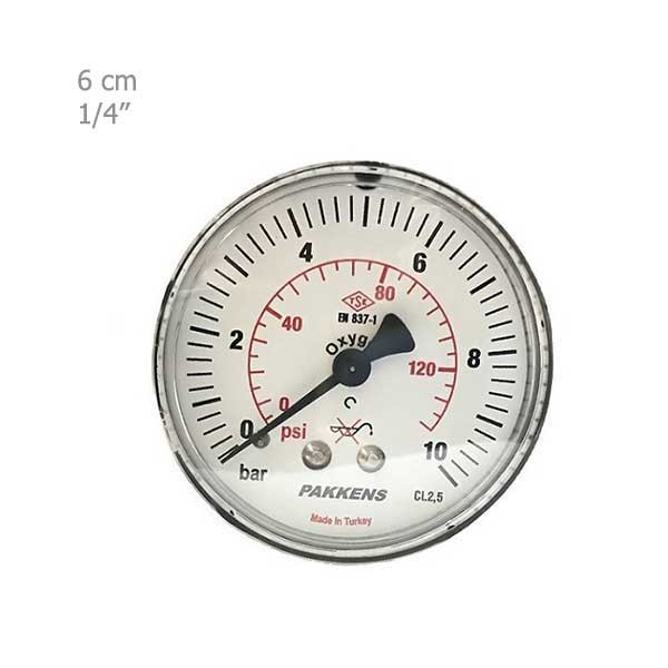 مانومتر پکنز افقی خشک صفحه 6 سانت-2