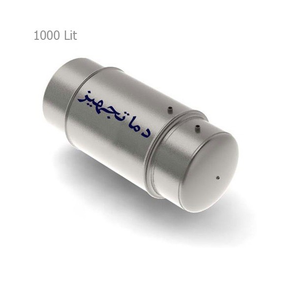 منبع آب گرم دوجداره افقي 1000 لیتری دماتجهیز-4