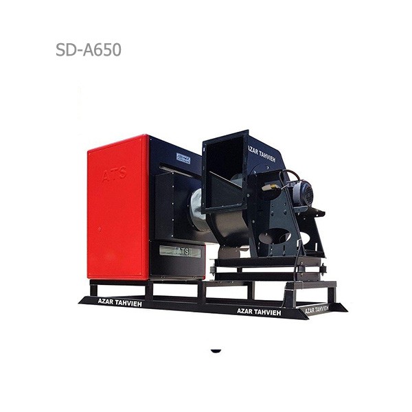 هیتر گازی کانالی صنعتی آذر تهویه مدل SD A650-3