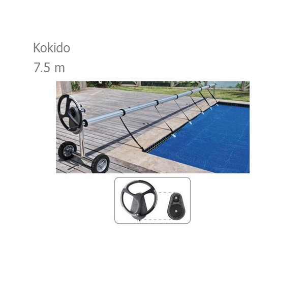 دستگیره و لوله جمع کننده روکش استخر Kokido تا عرض 7.5 متر-1