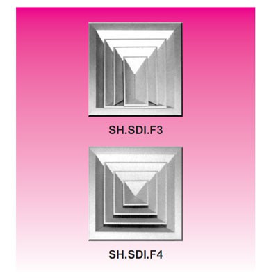 دریچه سقفی چهارگوش با پره های ثابت شاهرخی-1