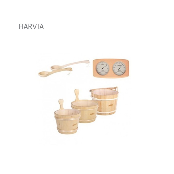 ست لوازم سونای خشک چوبی هارویا-2