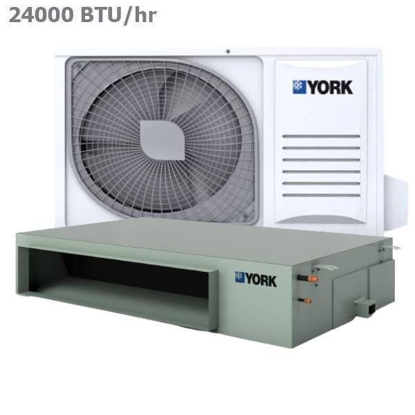 داکت اسپلیت یورک مدل york 24000btu-2
