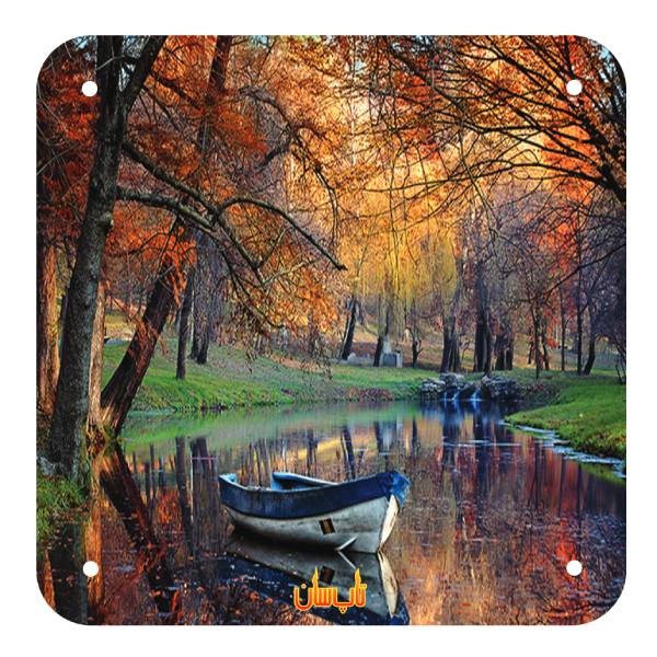 رادیاتور برقی شیشه ای تاپ سان مدل D-905 سایز 90×90-5