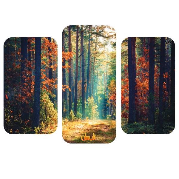 رادیاتور برقی شیشه ای چند تکه تاپ سان مدل D-915 چیدمان 3-2