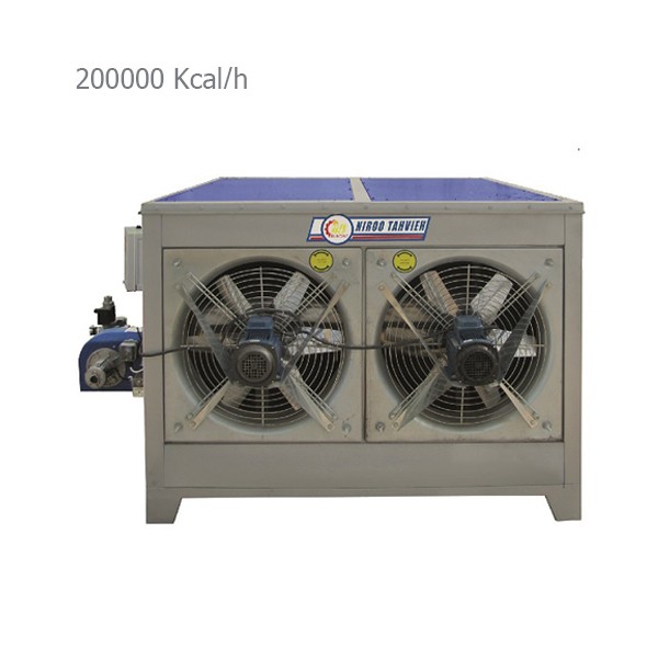 کوره هوای گرم 200 هزارافقی نیرو تهویه  البرز مدل HAH200-1