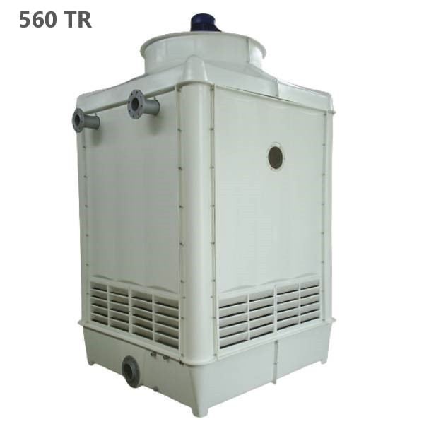 برج خنک کننده فایبرگلاس مکعبی 560 تن تبرید سارآفرین مدل AFC-3