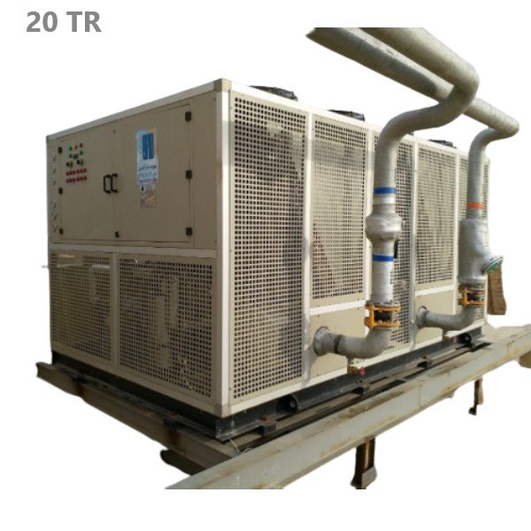 چیلر تراکمی هوایی 20 تن تبرید سارآفرین مدل 1ACHA20-1