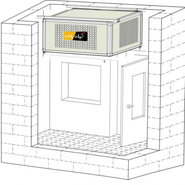 کولر آبی زیرسقفی اکونومی کیان پارس (دماتجهیز) 6000-2
