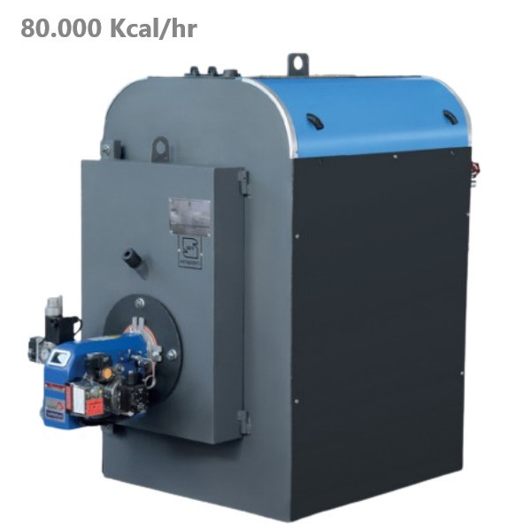 دیگ آبگرم فولادی پکیجی 80000 بخار سازه مدل BSW.80-1