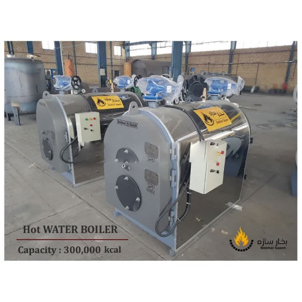 دیگ آبگرم فولادی 800000 دو پاس بخار سازه مدل BSW.800-2