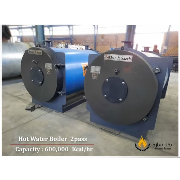 دیگ آبگرم فولادی 1000000 دو پاس بخار سازه مدل BSW.1000-3