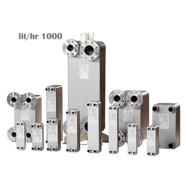 مبدل صفحه ای 1000 لیتری هایواتر آب به آب HW 14-36-100-1