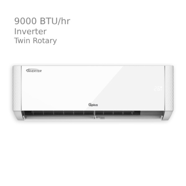 کولر گازی اینورتر 9000 جی پلاس GAC-TV09TP1-1