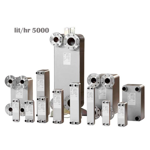 مبدل صفحه ای 5000 لیتری هایواتر آب به آب HW 27-78-500-1