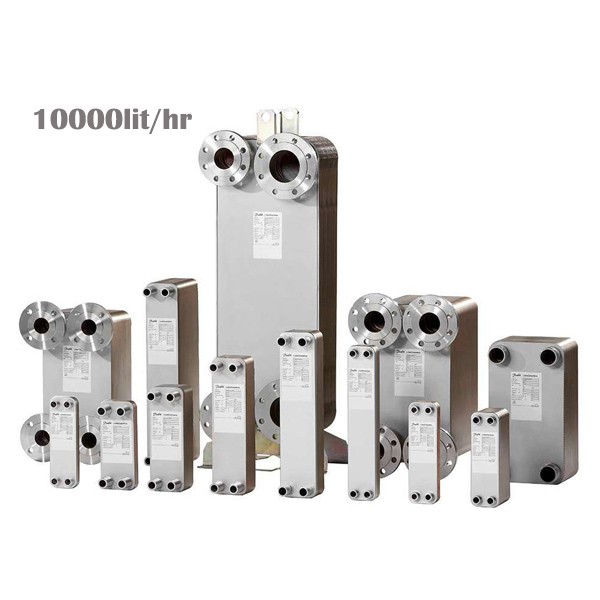 مبدل صفحه ای 10000 لیتری هایواتر آب به آب HW 95-48-1000-1