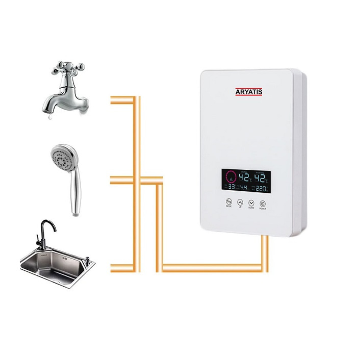 آبگرمکن برقی بدون مخزن آریاتیس مدل AFS 8-3