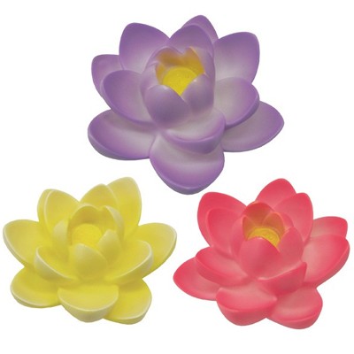 ست دوتایی چراغ LED شناور طرح گل رنگ متغیر-1