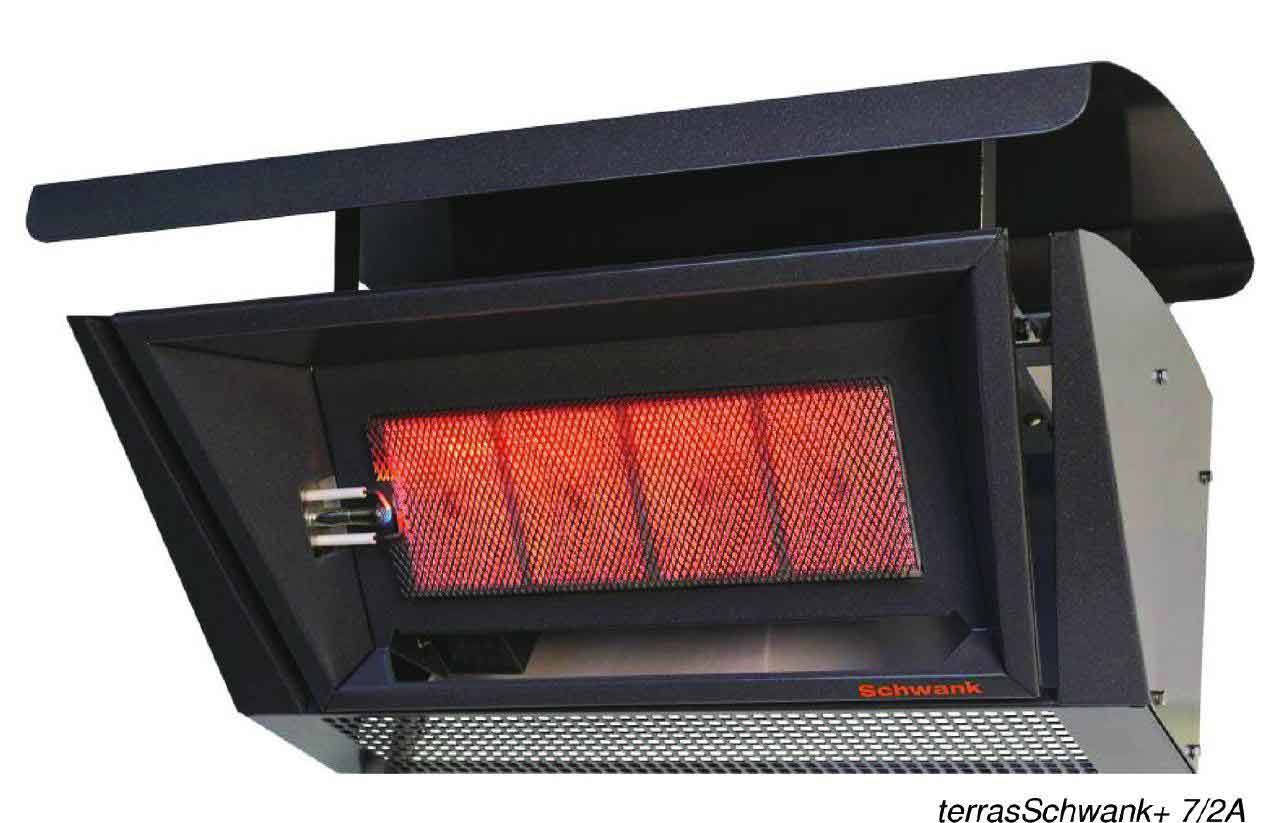 هیتر تابشی گازی دکوراتیو شوانک مدل Terras 7-1