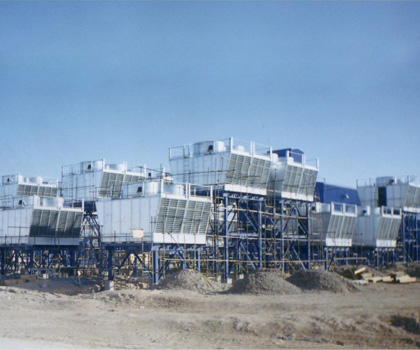 برج خنک کننده مارلی ذوزنقه ای 850 تن تبرید سارآفرین مدل ATW-1