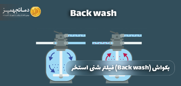 بکواش (Back wash) فیلتر شنی استخر