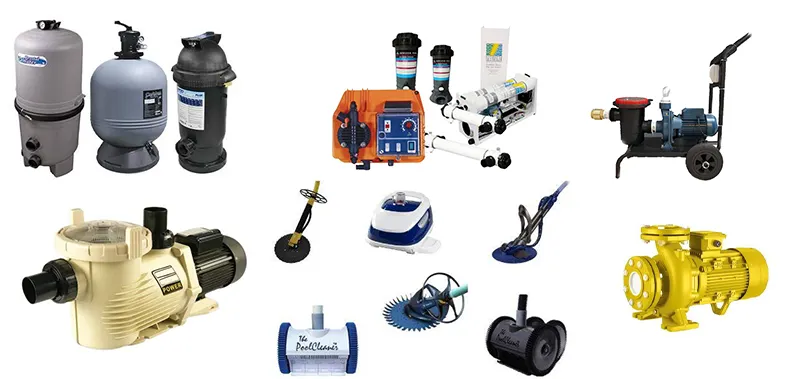 تجهیزات استخر