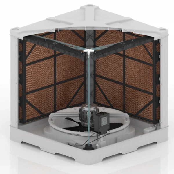 خرید کولر آبی سلولزی نیرو تهویه البرز 25000 بالازن TYPHOON6/250U