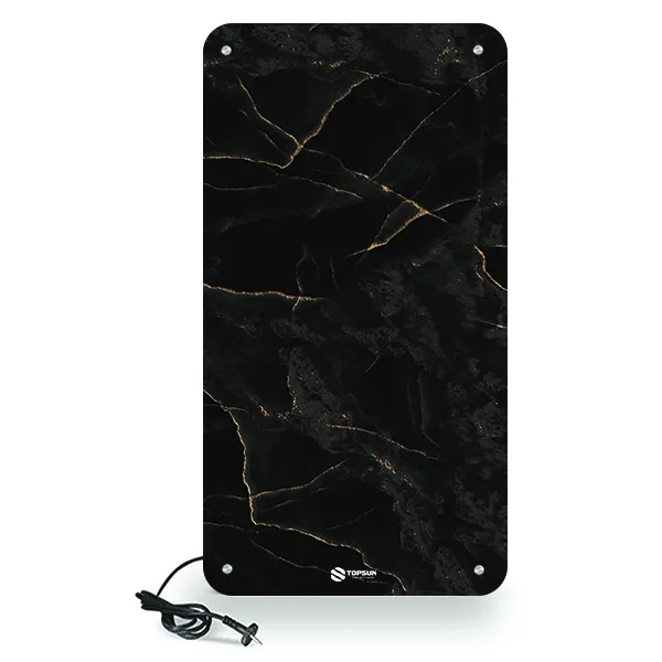 رادیاتور برقی شیشه ای تاپ سان مدل D-902 سایز 50×90