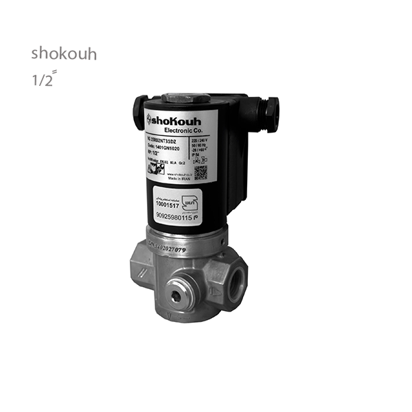شیر برقی گاز تدریجی 1/2 اینچ شکوه